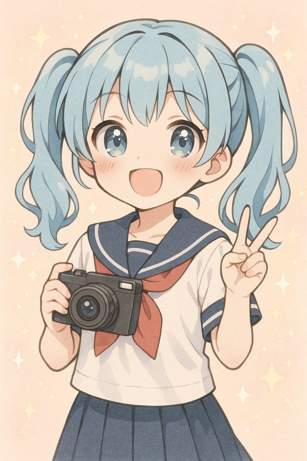 蜜芽动漫美图-水手服少女