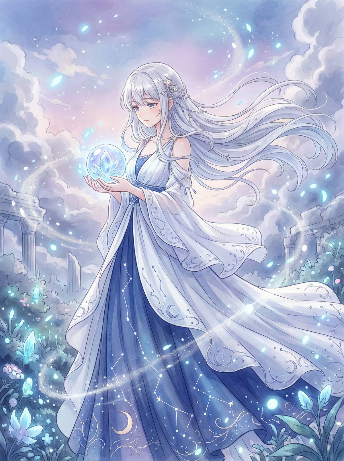 蜜芽动漫美图-星辰少女